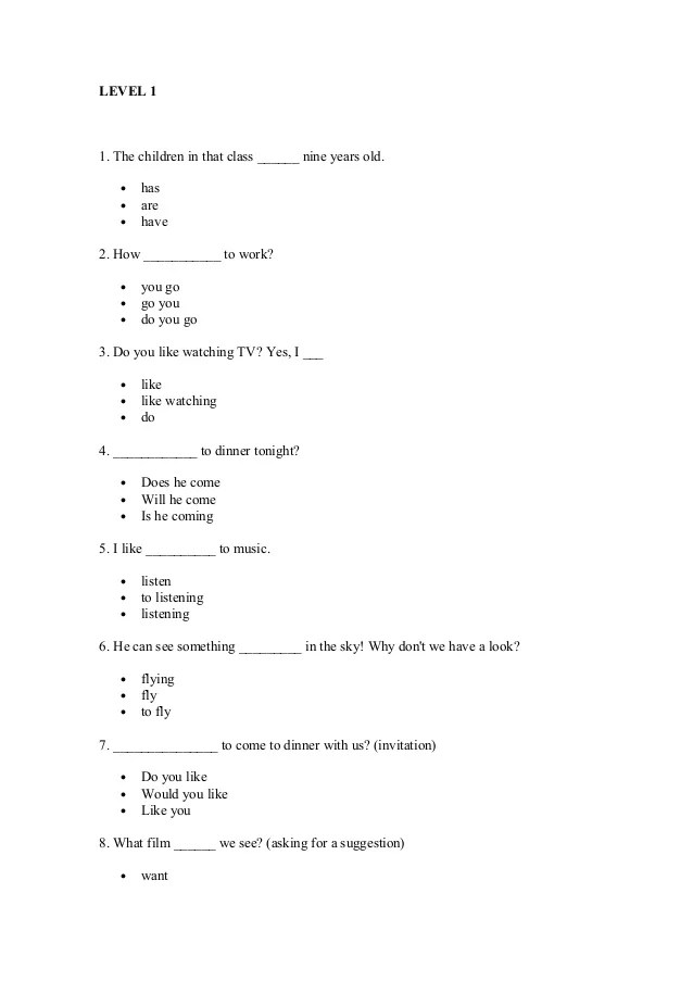 Multiple Choice Test Or Survey 3 Answer Each question has three alternative answers of which exactly one is correct.